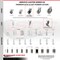 Service Caster 3 Inch Thermoplastic Wheel 1-1/2 Inch Expanding Stem Caster Set with 2 Brakes SCC-EX05S310-TPRS-112-2-SLB-2 - alternate 4